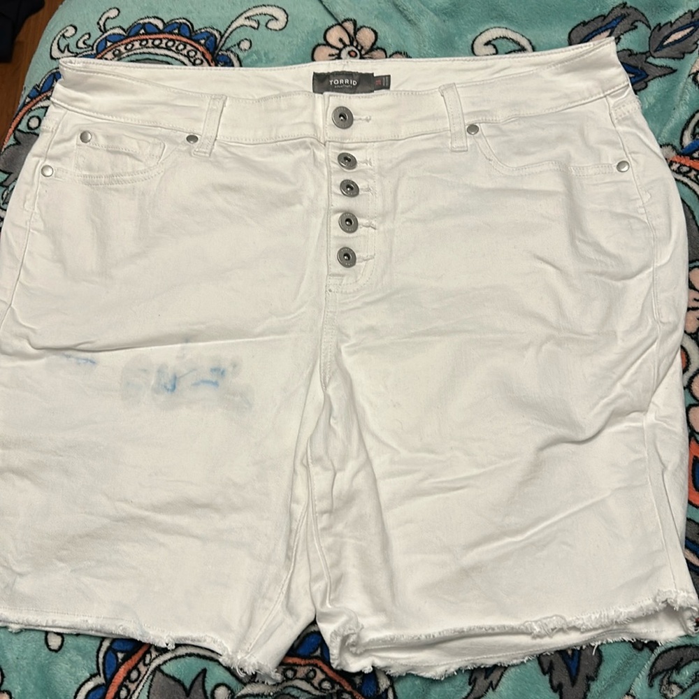 White Torrid Shorts